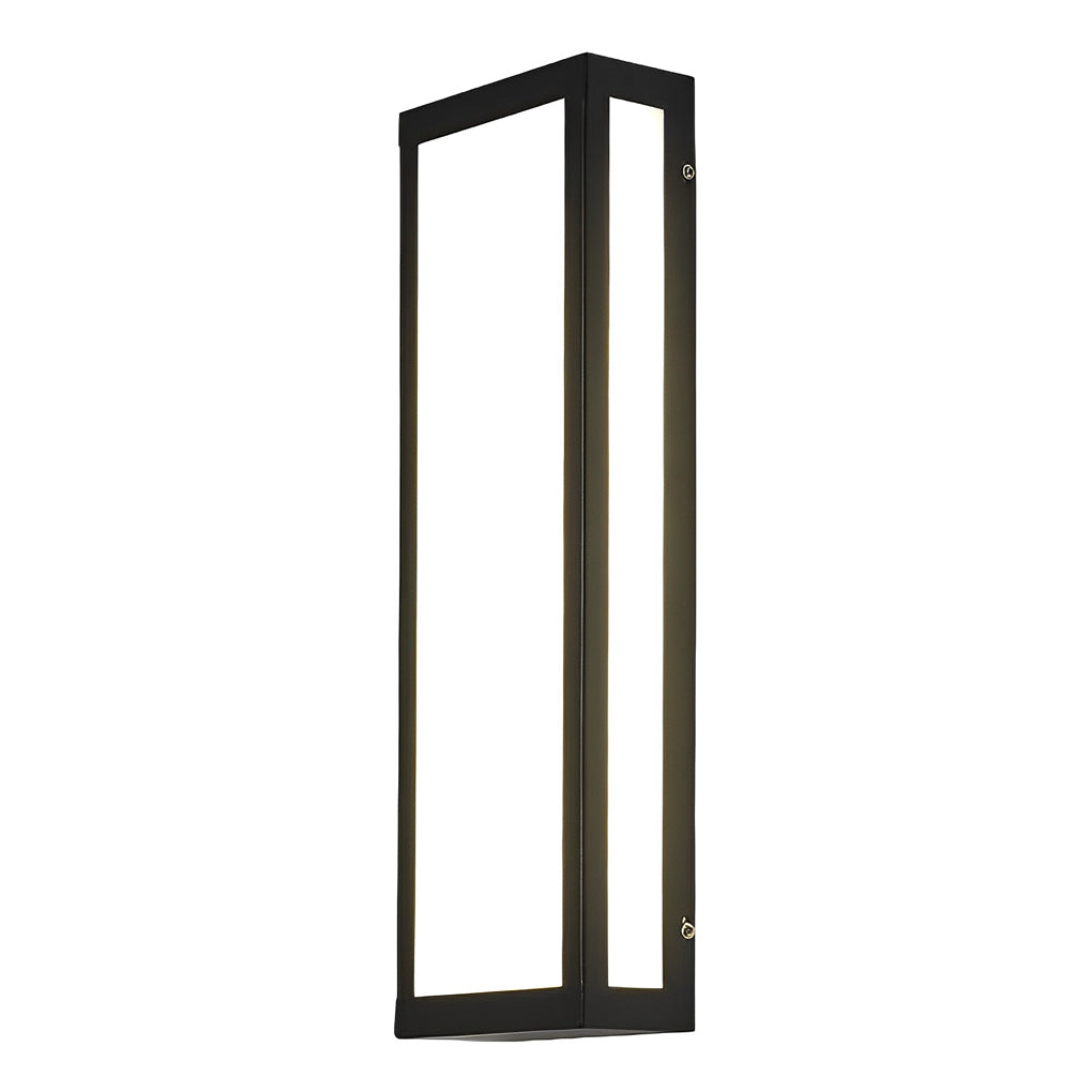 Outdoor Black LED Wall Light Waterproof Exterior Lamp