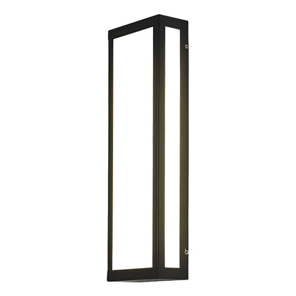 Outdoor Black LED Wall Light Waterproof Exterior Lamp
