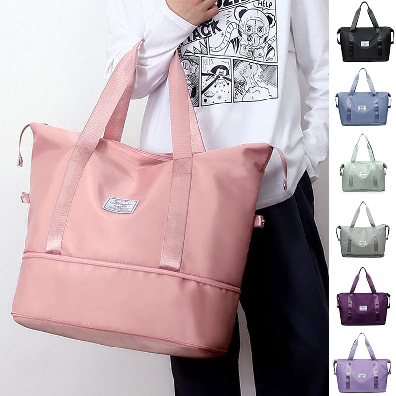 Large Capacity Dual Compartment Travel Duffel Bag