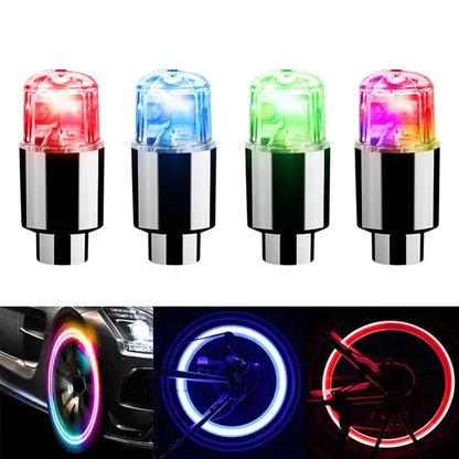 Bright LED Tire Valve Caps