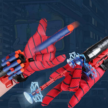 Cool Spiderman Web Blaster Toy with Glove Launcher