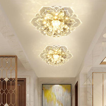 Elegant Crystal LED Flush Mount Ceiling Light