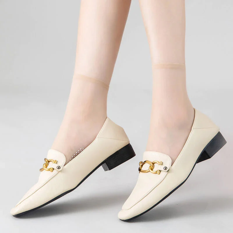 Clear Grip Crystal Ankle Socks