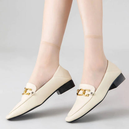 Clear Grip Crystal Ankle Socks