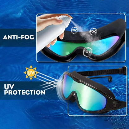Clear Vision Fog-Free Swim Goggles