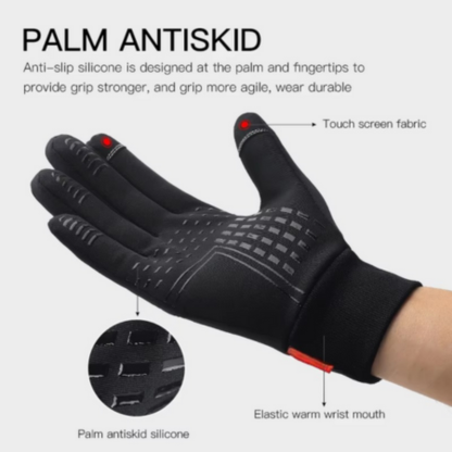Warm Insulated Full Finger Sports Gloves for Men Women