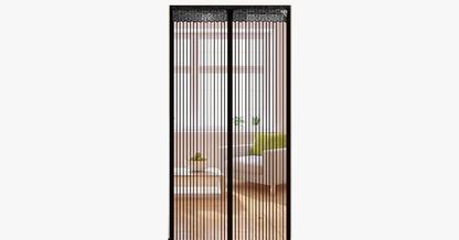Magnetic Screen Door with Insect Mesh Protector