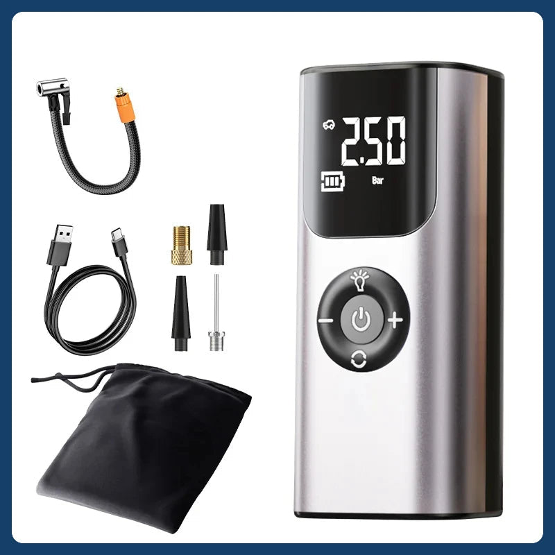 Portable Wireless Car Tyre Inflator Pump