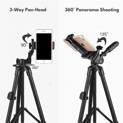 Portable Phone Tripod with Remote and Selfie Stick