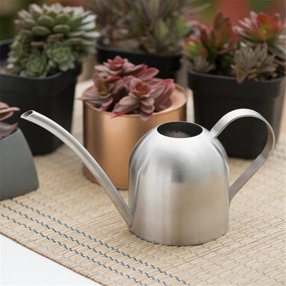 Durable Stainless Steel Watering Can with Long Spout