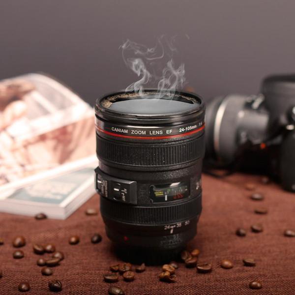 Camera Lens Shaped Coffee Mug - Cofik