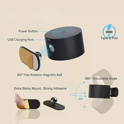 Flexible LED Wall Light - Wireless, Rechargeable & Adjustable