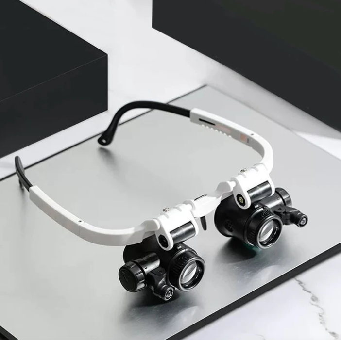 Precise LED Magnifying Glasses 8x, 15x, 23x - Cofik