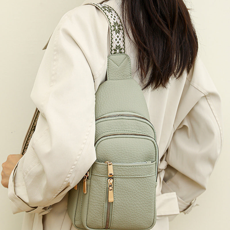 Stylish Ladies Crossbody Zip Purse