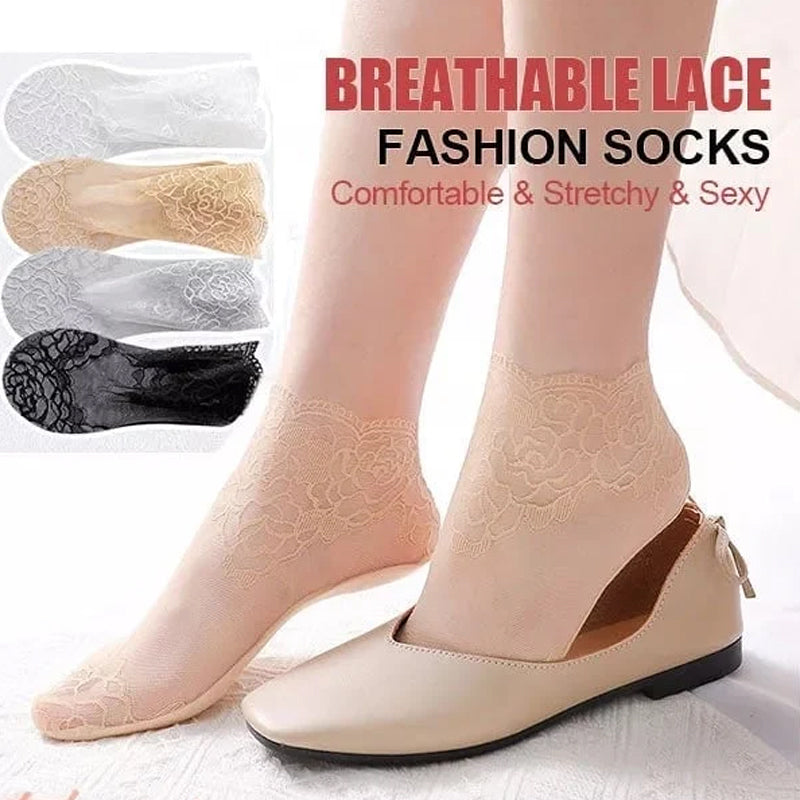 Trendy Women's Lace Ankle Socks