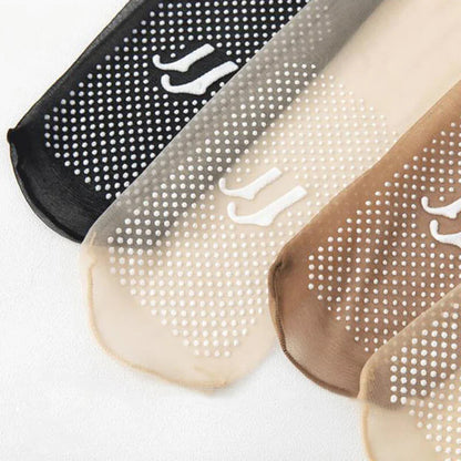 Clear Grip Crystal Ankle Socks