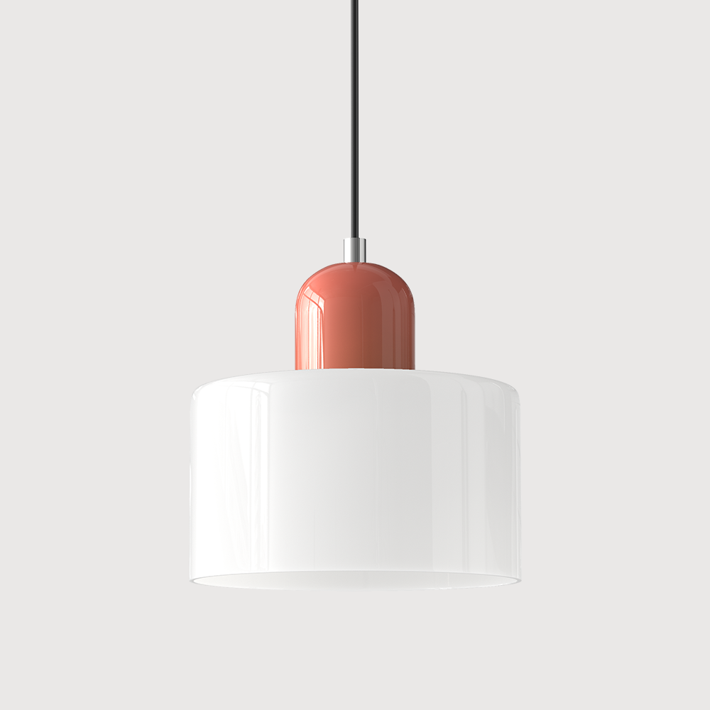 Sleek Contemporary Glass Pendant Light For Kitchen Island