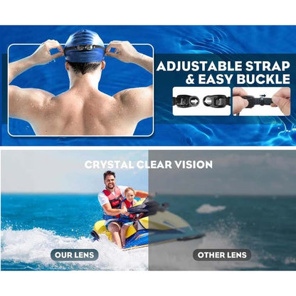 Clear Vision Fog-Free Swim Goggles