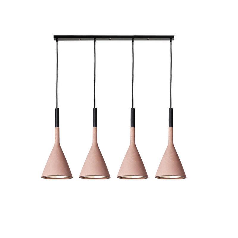 Modern Round Cement Hanging Light
