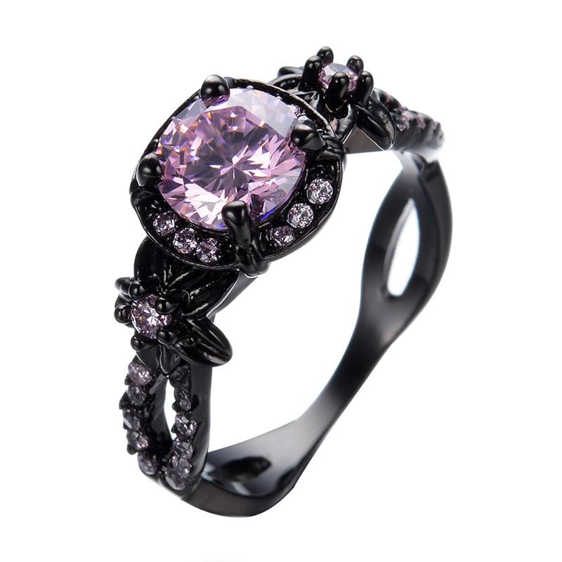 Timeless Black Sapphire Engagement Ring