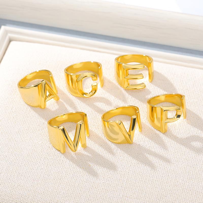 Personalized Alphabet Letter Ring - Cofik