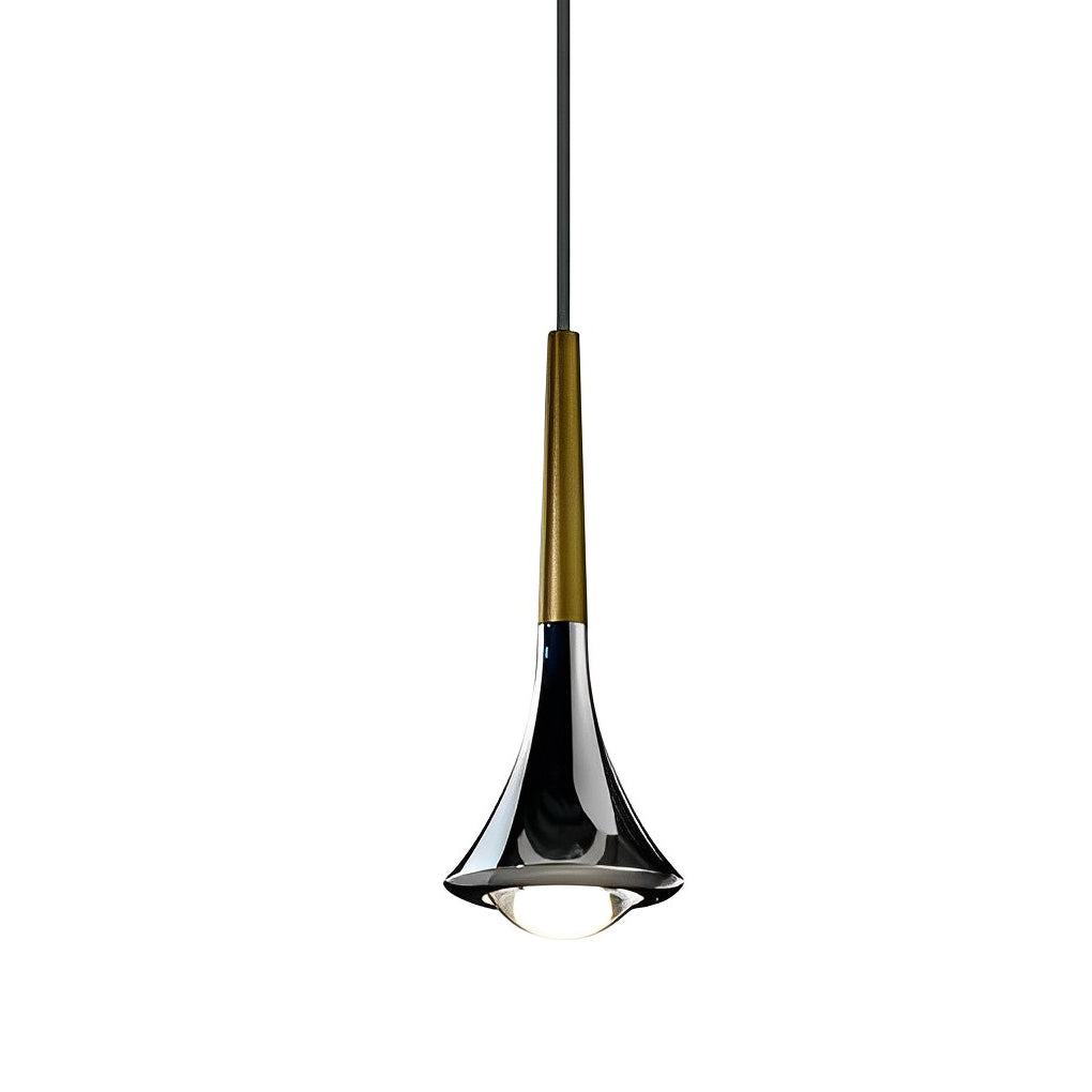 Mini Glass Pendant Light Modern Staircase Lamp