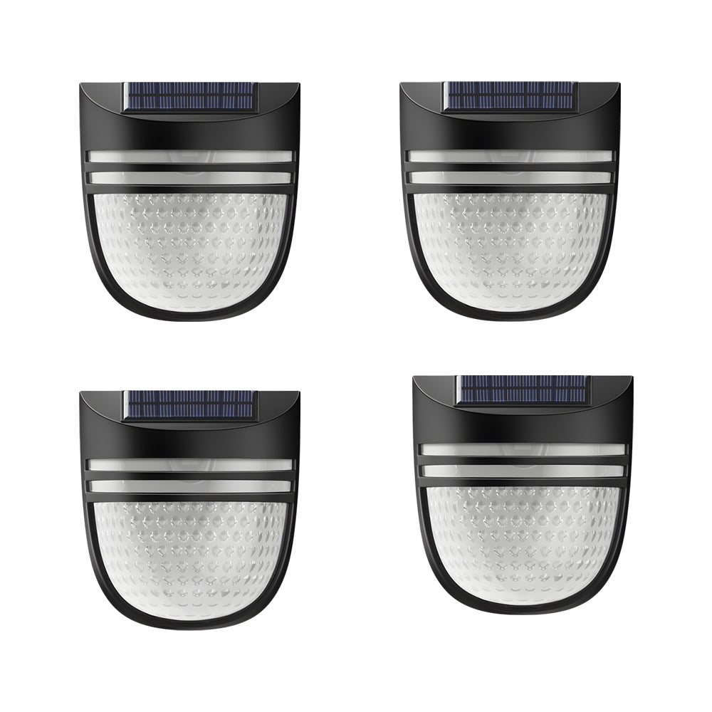 Outdoor Waterproof Solar Fence Lights, 4 Pack