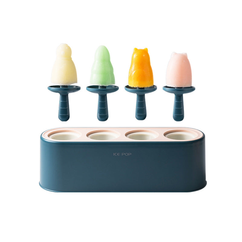 Fun Colorful Ice Pop Molds Set