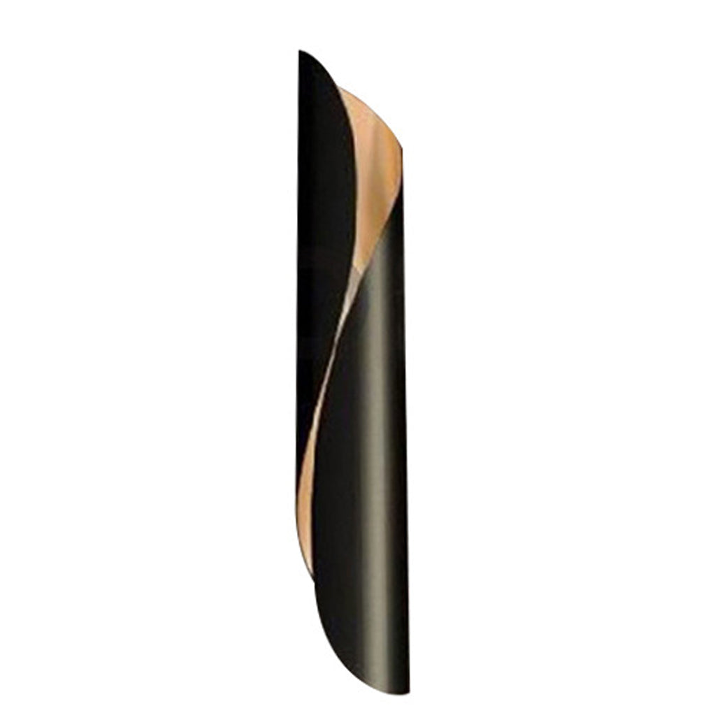 Modern Black Gold Wall Light Fixtures 50cm Industrial Style