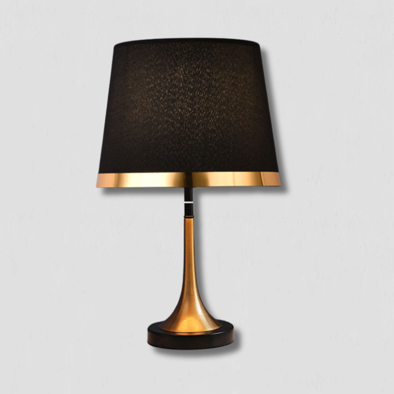 Luxury Gold and Black Vintage Desk Lamp - Cofik