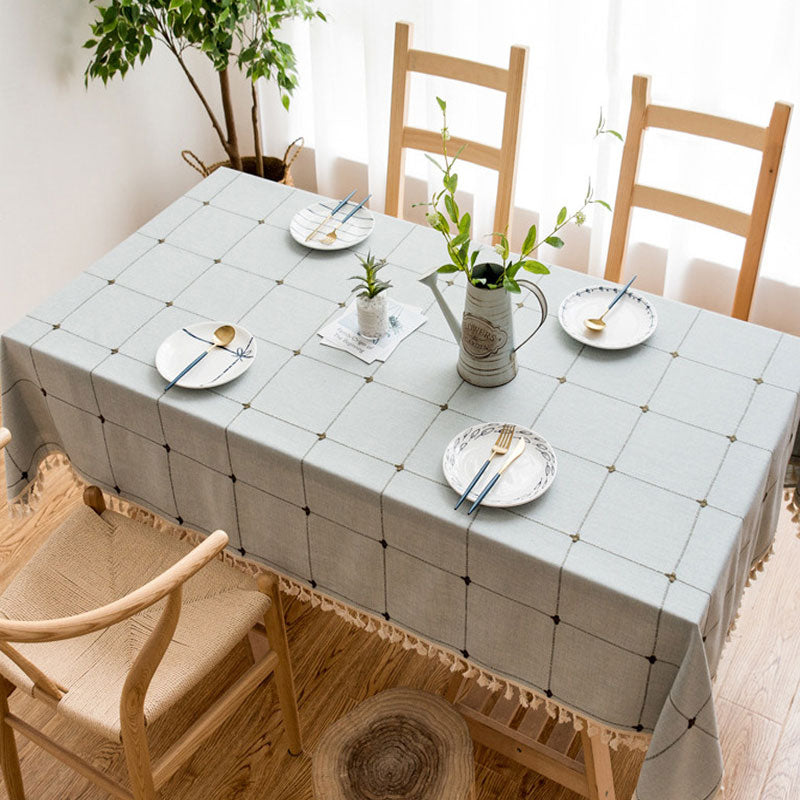 Easy Care Waterproof Tablecloth for Kitchen Dining