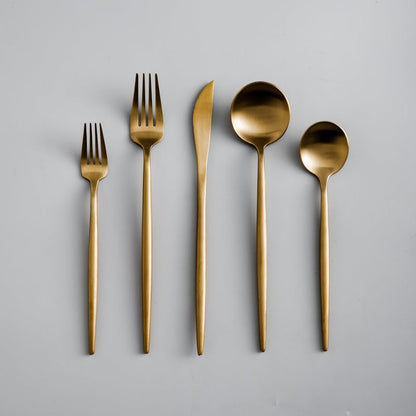 Premium Quality Stainless Steel Cutlery Set in Modern Colors
