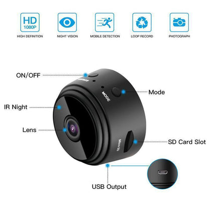 Compact 1080p Wireless Mini Spy Camera