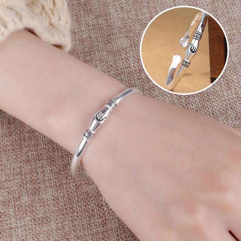 Best Friend Handshake Charm Bracelet