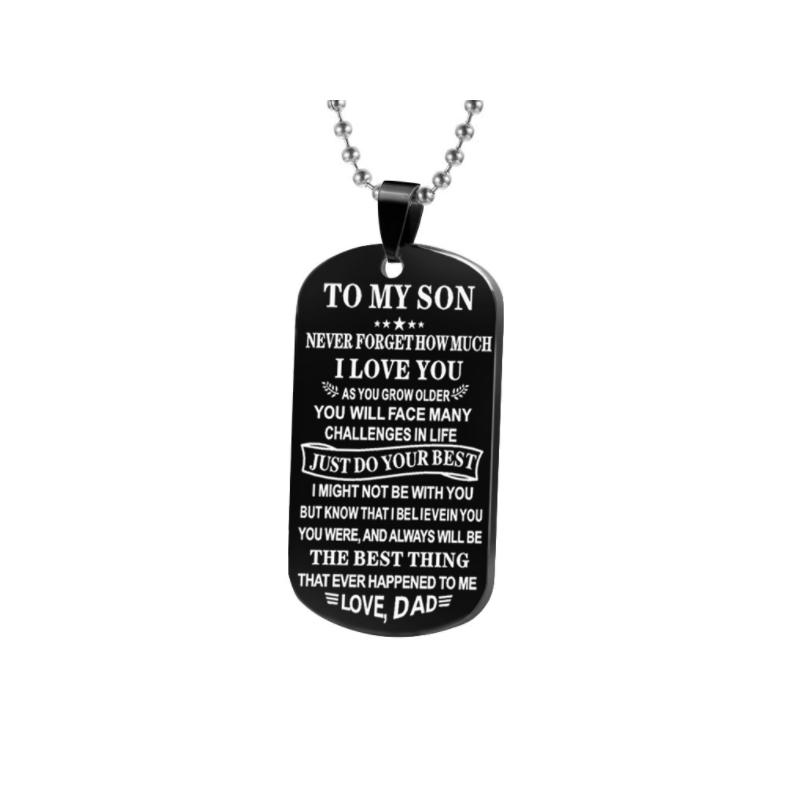Personalized Kid's Keychain Necklace