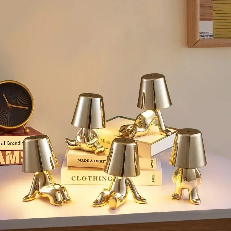 Small Brass Desk Lamp - Cofik