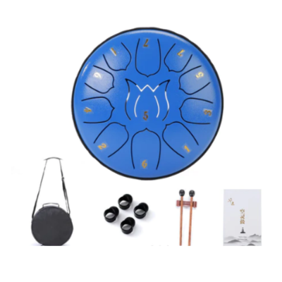Metal Tongue Drum for Mindful Meditation Practice
