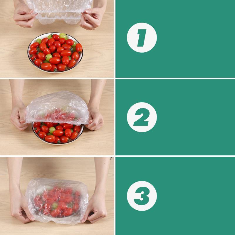 Clear Plastic Food Wrap Covers