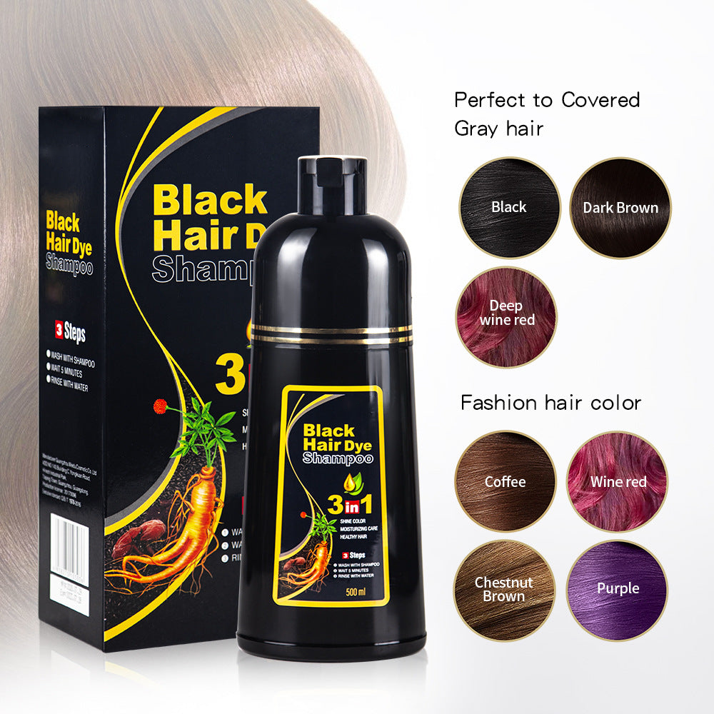 Natural Gentle Hair Dye Shampoo - Cofik