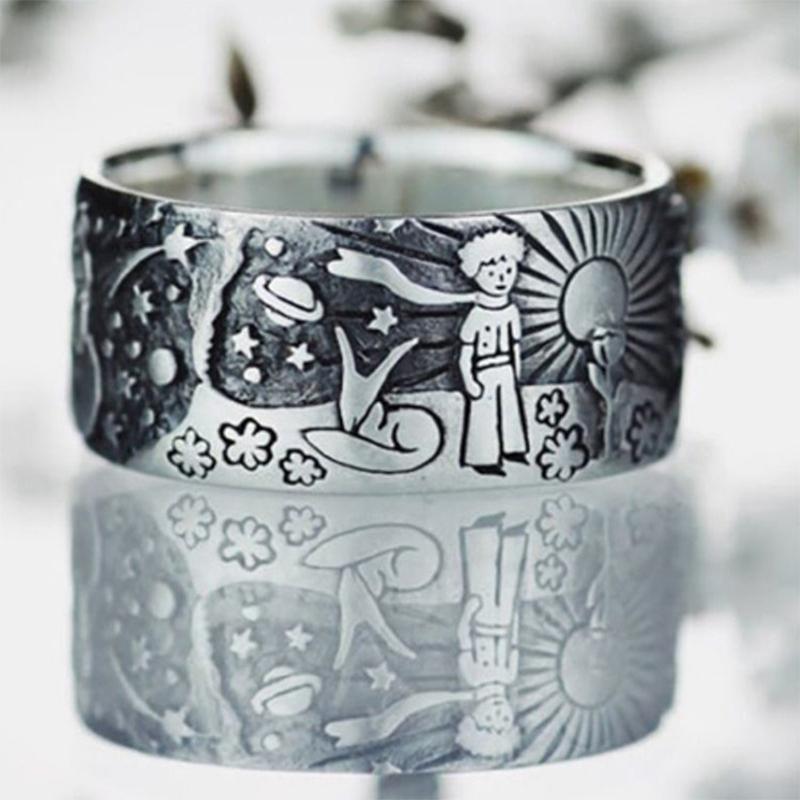 Simple Prince Universe Stainless Ring