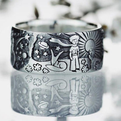 Simple Prince Universe Stainless Ring
