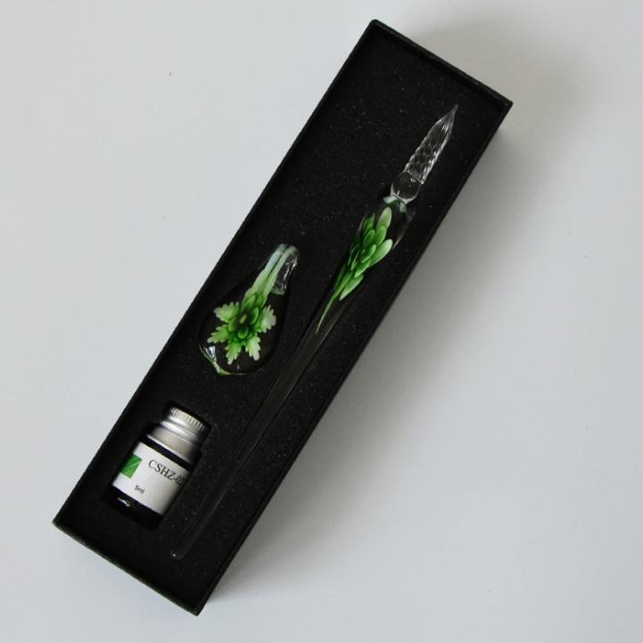 Luxury Glass Calligraphy Pen Kit with Ink - Cofik