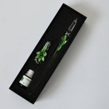 Luxury Glass Calligraphy Pen Kit with Ink - Cofik