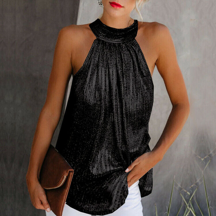 Fashionable Ladies Halter Neck Top - Cofik