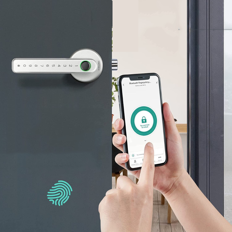 Smart Digital Door Lock with Mobile App and Battery Backup