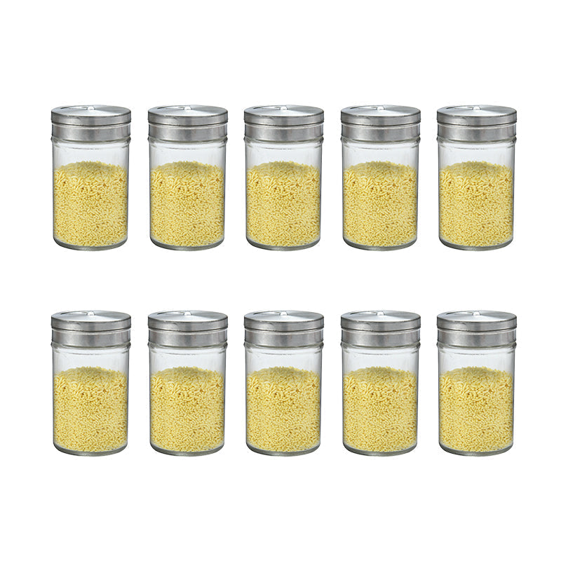 Clear Spice Storage Jar Set