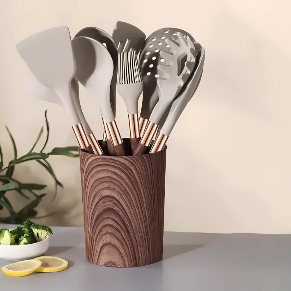 Premium Silicone Kitchen Utensil Set 10 Pieces