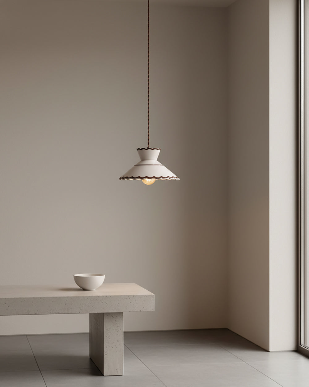 Stylish Ceramic Hanging Pendant Light