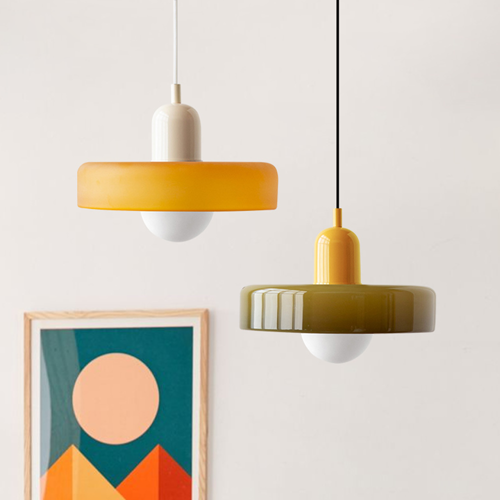 Colorful Glass Drop Pendant Lighting