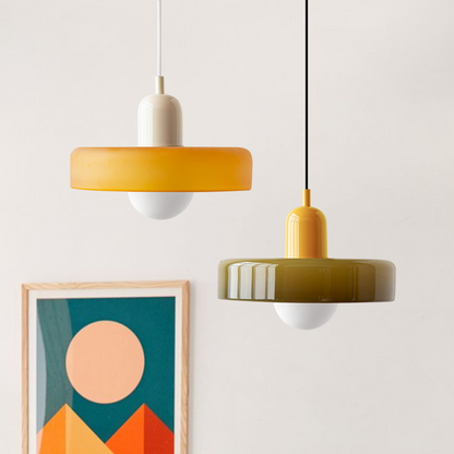 Colorful Glass Drop Pendant Lighting